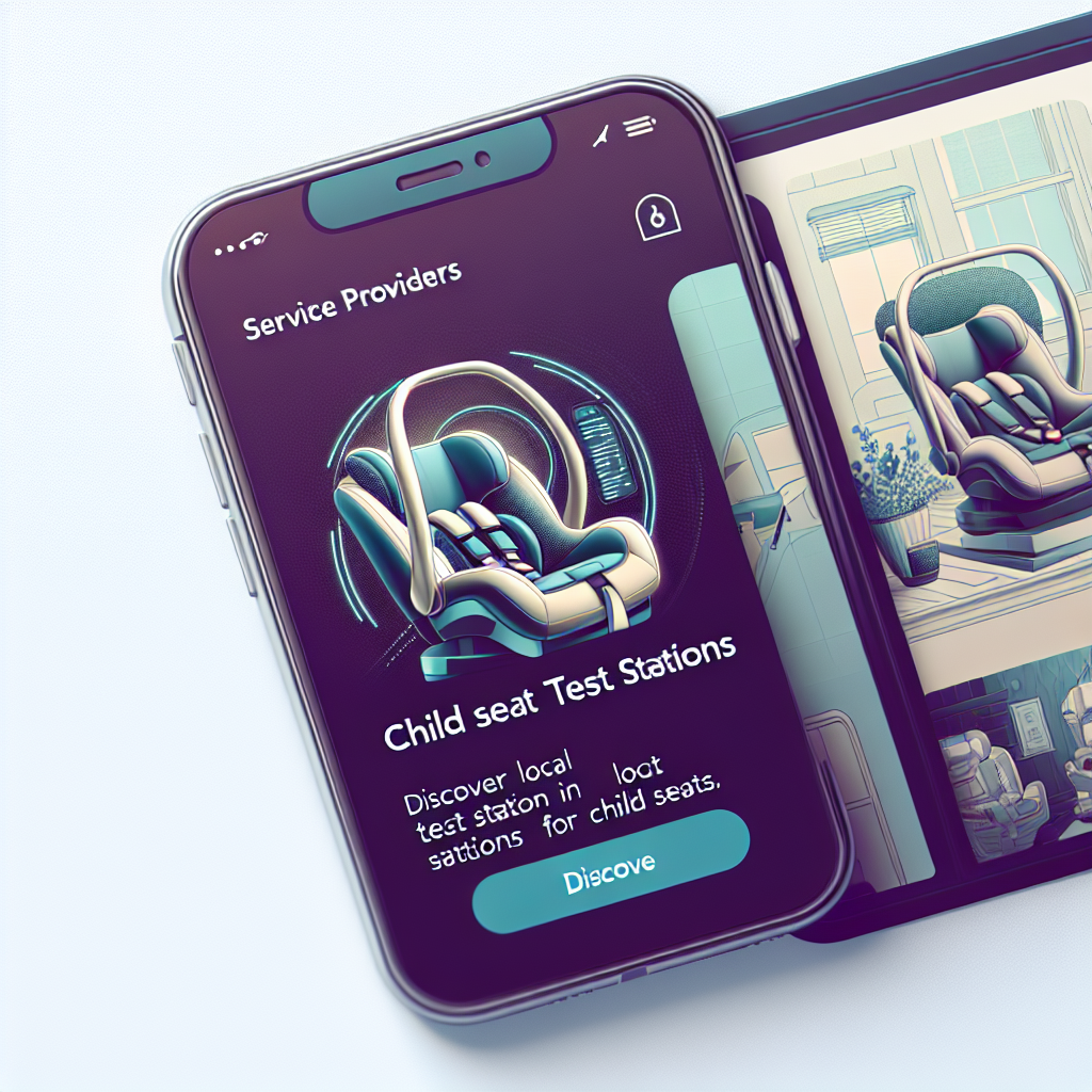 Kindersitz-Teststationen