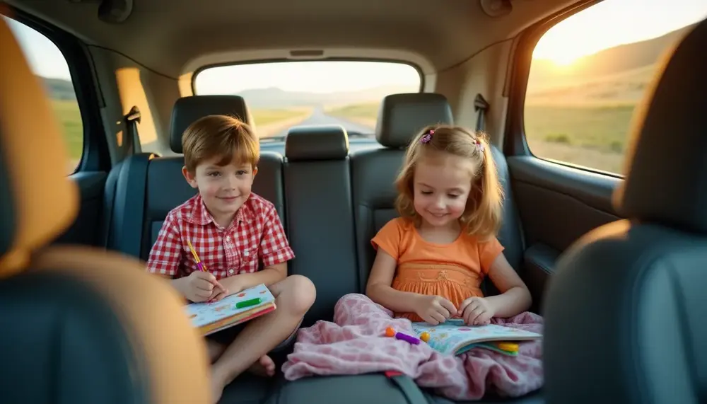 Kinder auf Autofahrten beschäftigen: Die besten analogen Aktivitäten gegen Langeweile