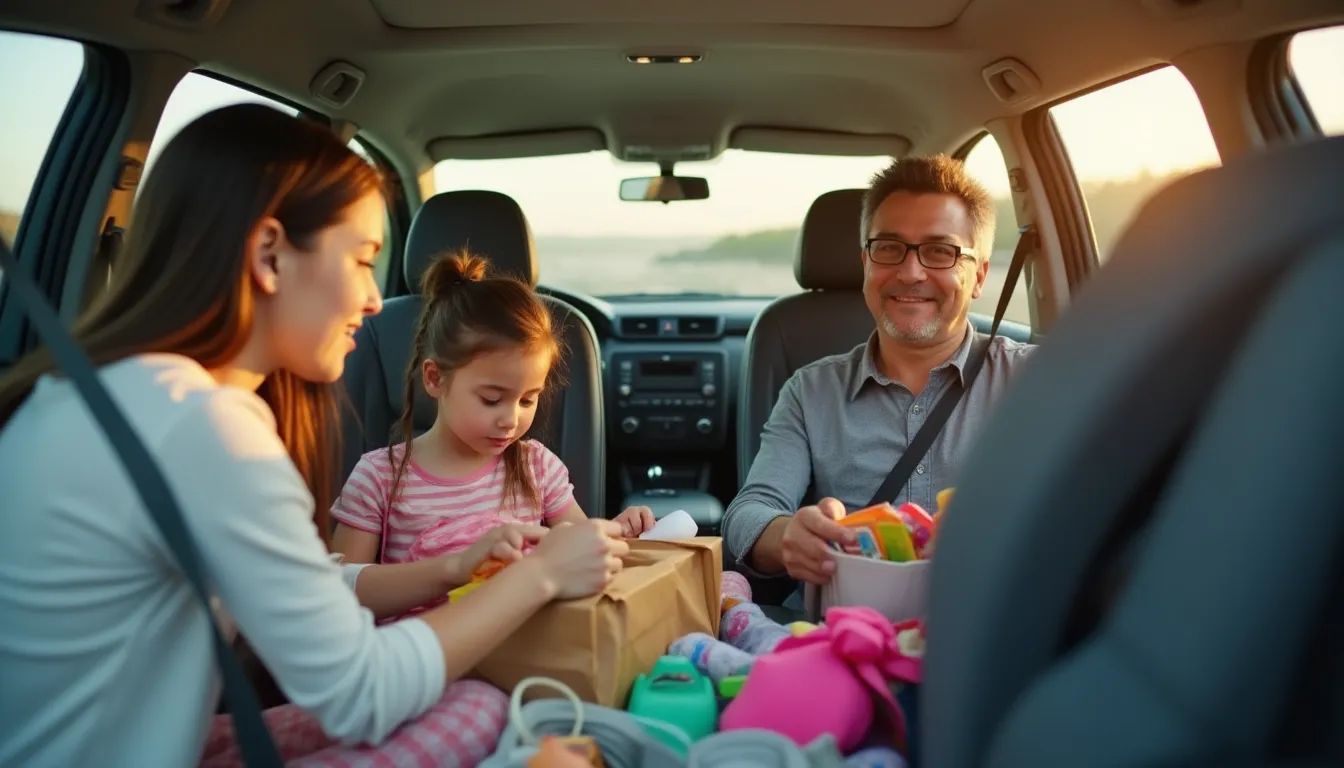 Packliste für Autofahrten